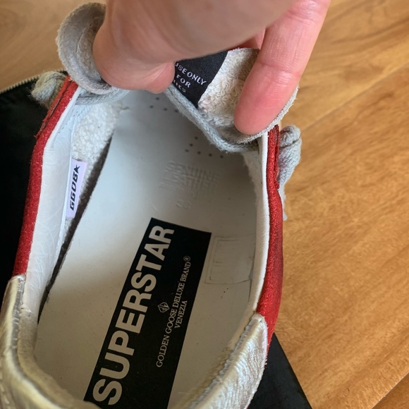 Golden Goose Superstar sneakers red/sand sz37 - Picture 5 of 5